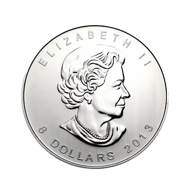 1,5 oz Royal Canadian Mint d'Argent 2013 back