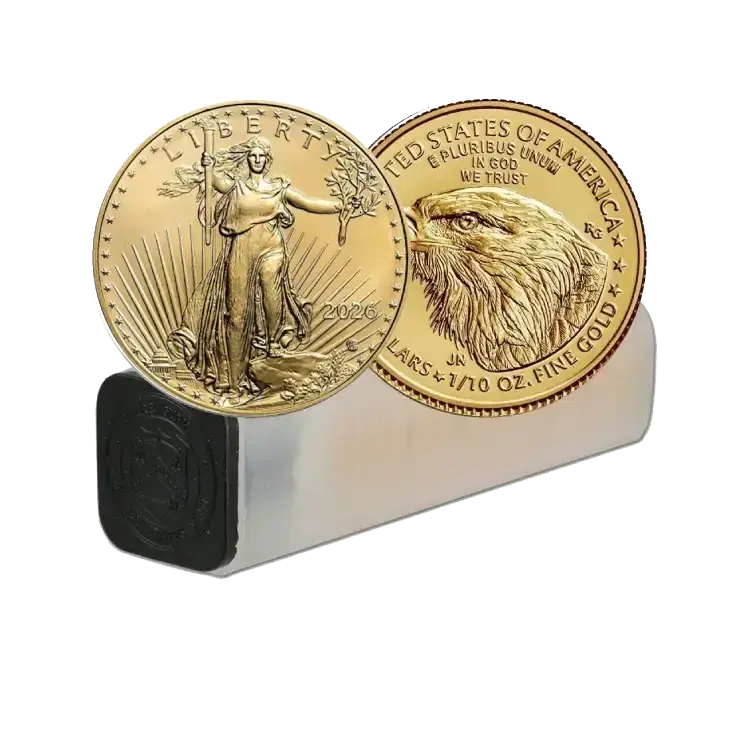 1/10 oz American Eagle Oro 2026 angle 2