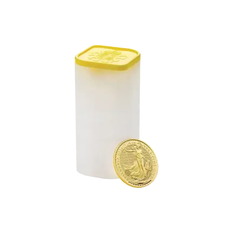 Tube 1/4 oz gold Britannia 2026