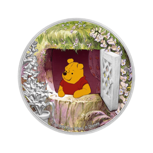 Thumbnail 1 oz Disney Zilveren Munt 2020 voorkant