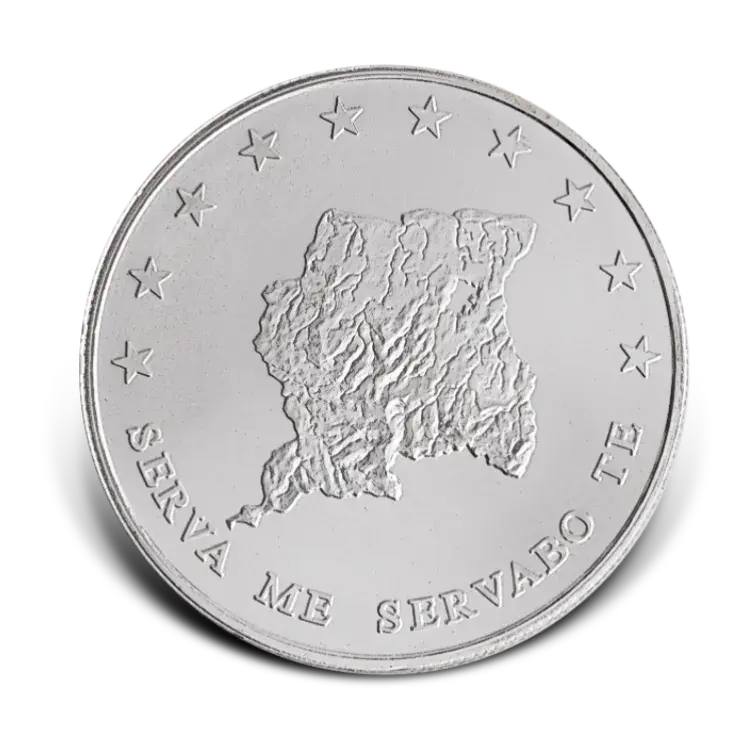 1 oz Royal Canadian Mint Plata 2012 back