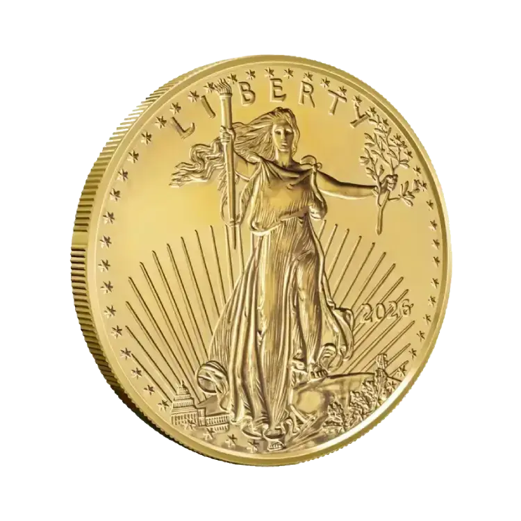 1/2 oz American Eagle Oro 2026 front