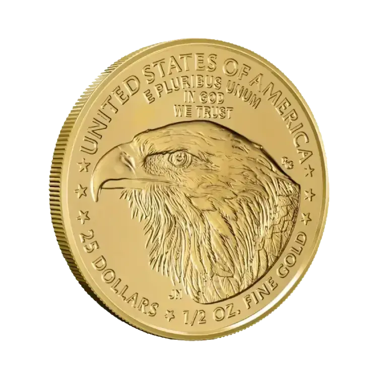 1/2 oz American Eagle Oro 2026 back