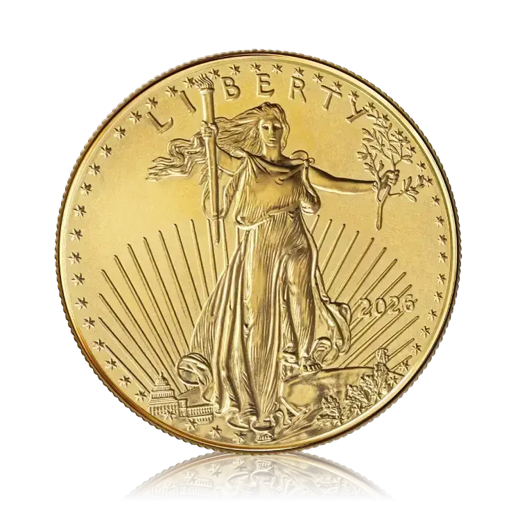 1/2 oz American Eagle Oro 2026 angle 2