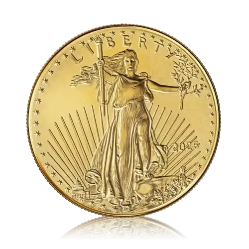 Thumbnail 1/2 oz American Eagle Oro 2026 angle 2