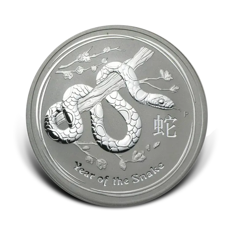 1 oz Lunar Silver Coin 2013 front
