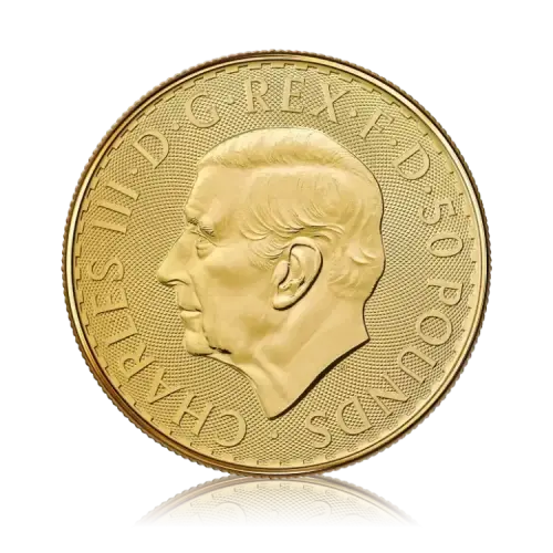 Thumbnail 1/2 oz gold Britannia coin reverse