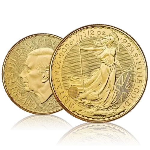 Thumbnail Royal Mint Britannia 1/2 troy ounce gold