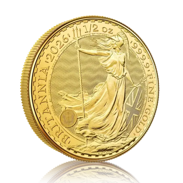 Britannia '2026' 1/2 oz 999.9 fine gold
