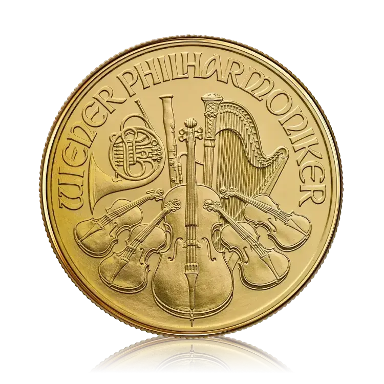 1/4 oz Philharmoniker Oro 2026 front