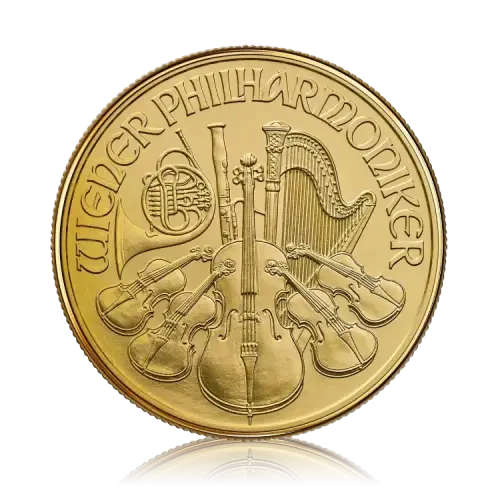 Thumbnail 1/4 oz Philharmoniker Oro 2026 front