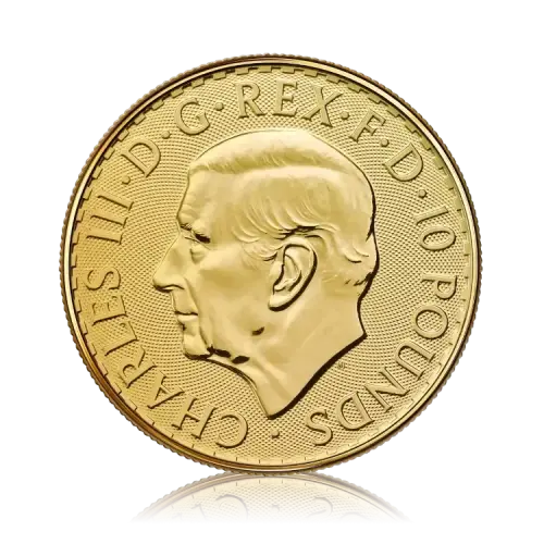 Thumbnail Charles III Britannia 1/10 troy ounce gold