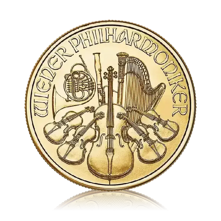 1/10 oz Philharmoniker Oro 2026 front