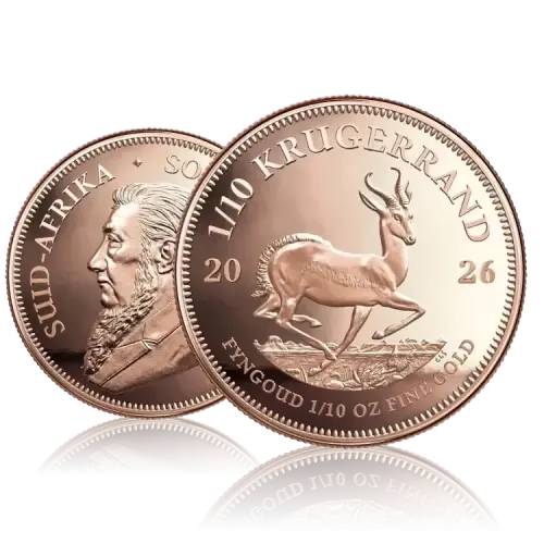 Thumbnail 1/10 troy ounce gold Krugerrand coin 2026