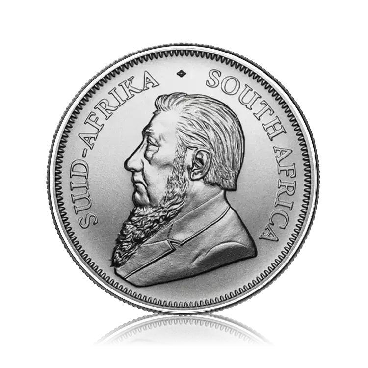 1 onza troy moneda de plata Krugerrand 2025 back