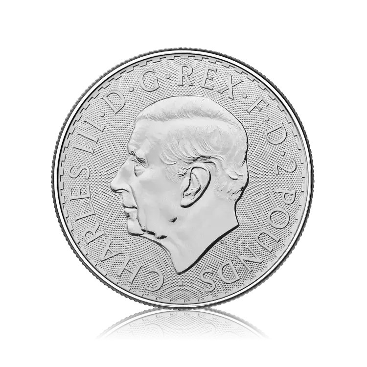 1 once troy de monnaie argent Britannia 2025 back