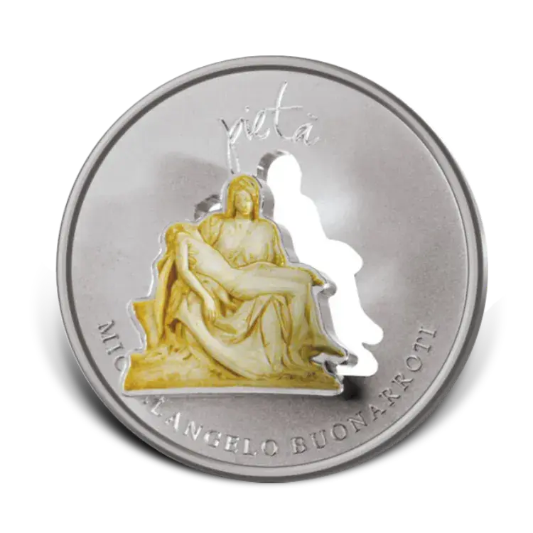 2013 Niue Michelangelo Pietà – Pièce en argent 1 oz back
