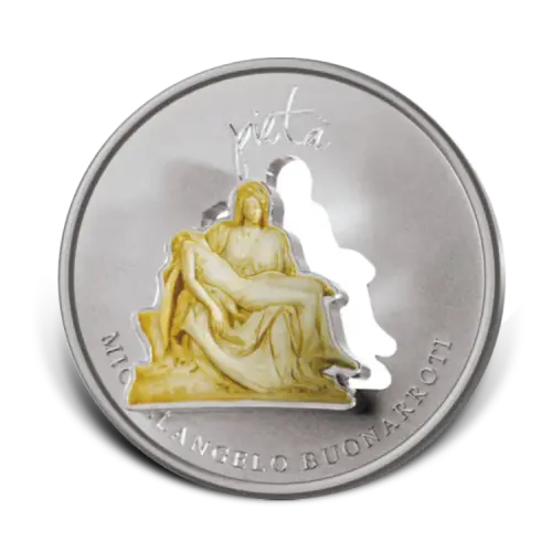 Thumbnail 2013 Niue Michelangelo Pietà – Pièce en argent 1 oz back