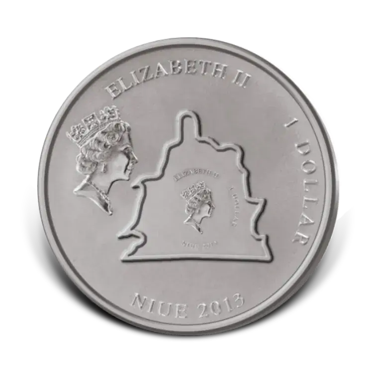 2013 Niue Michelangelo Pietà – Pièce en argent 1 oz angle 1