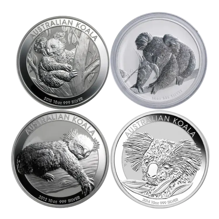 10 troy ounce zilveren munt divers front
