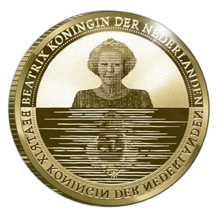 10g Gold Tientje Gold Coin 2010 front