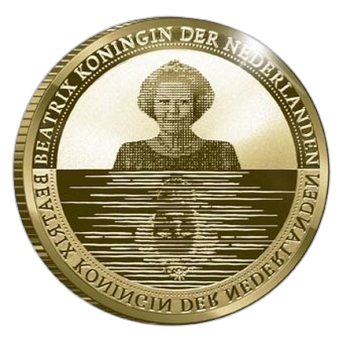 Thumbnail 10g Gold Tientje Gold Coin 2010 front