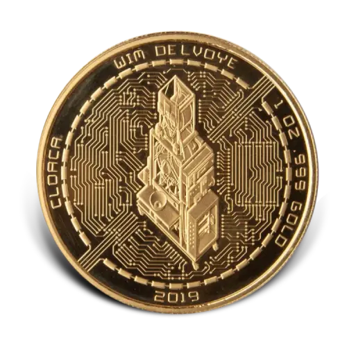 Thumbnail Moneda de oro 1 onza Wim Delvoye – años diversos front