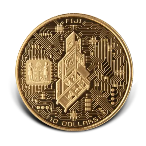 Thumbnail Moneda de oro 1 onza Wim Delvoye – años diversos back