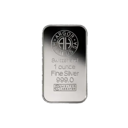 Thumbnail 1 oz Plusieurs Années Lingot d'Argent front