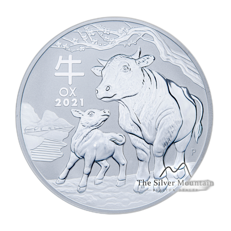 1 kilo Lunar Silver Coin 2021 front