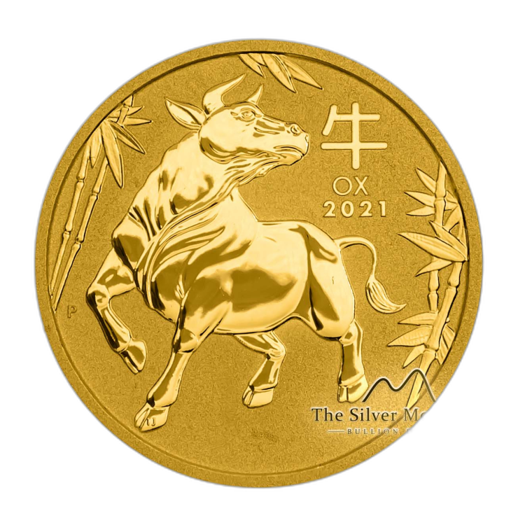 1/20 oz Lunar Oro 2021 front