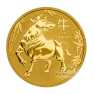 2 oz Lunar Gouden Munt 2021 voorkant