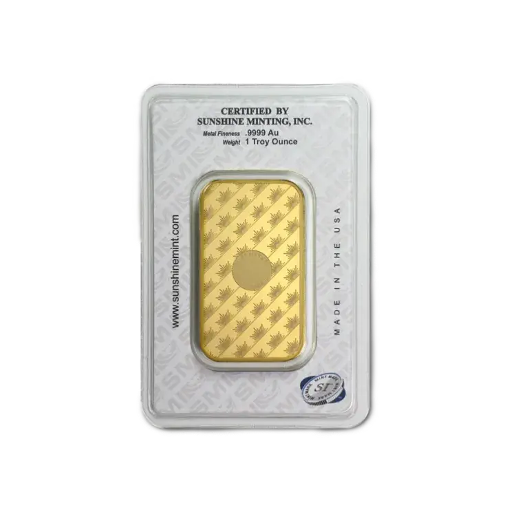 1 oz Sunshine Minting Goldbarren Verschiedene Jahre back