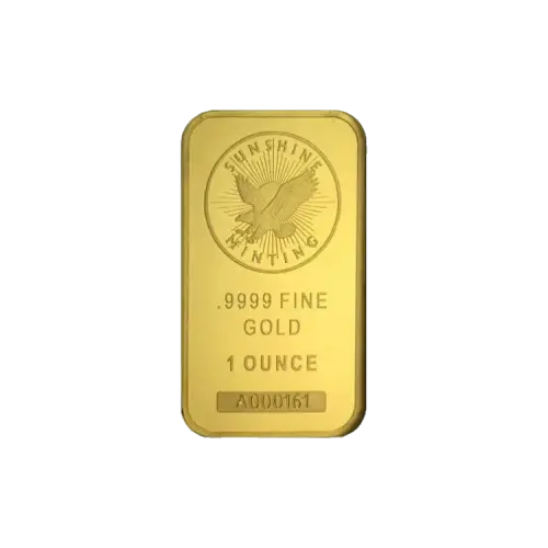 Thumbnail 1 oz Sunshine Minting Goldbarren Verschiedene Jahre angle 1