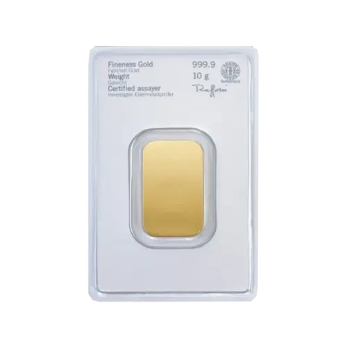 Thumbnail 10g Heraeus Lingote de Oro back