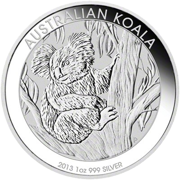 1 kilo Koala Zilveren Munt voorkant