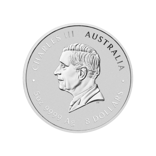 Thumbnail 5 oz silver Lunar III - Year of the Horse 2026 back