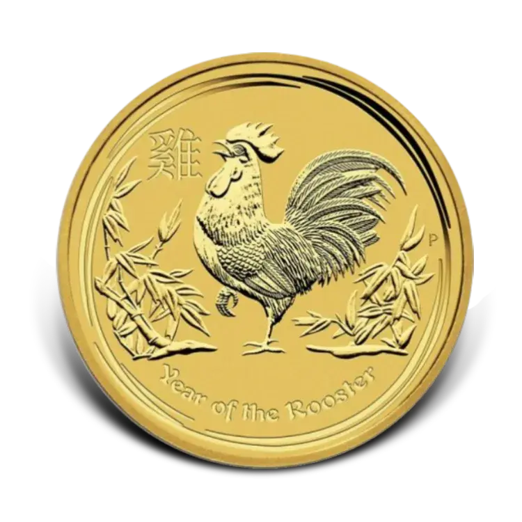 1 oz Lunar Goldmünze 2017 front