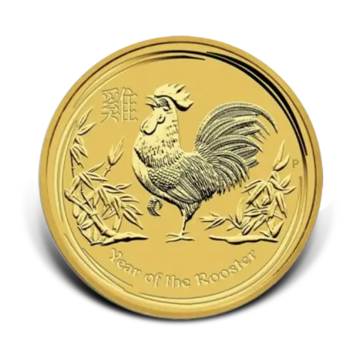 Thumbnail 1 oz Lunar Goldmünze 2017 front