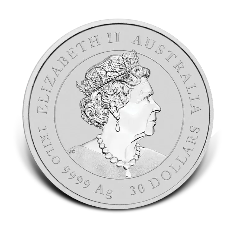 1 kilo Lunar Silbermünze 2021 back