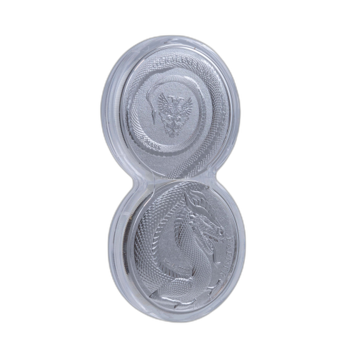 Thumbnail 2 oz Germania Beast Fafnir Silver Coin 2020 front