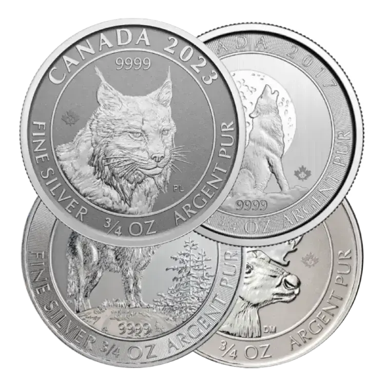 3/4 oz Mixed Years Silver Coin Mixed Years front