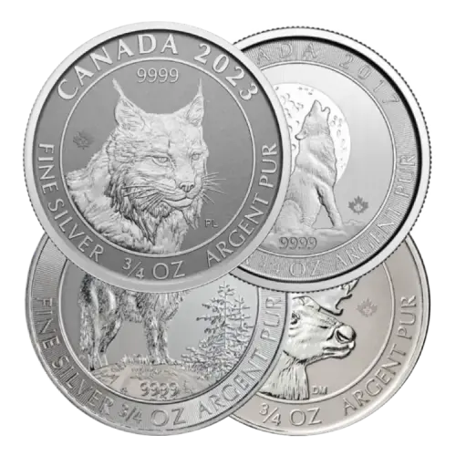 Thumbnail 3/4 oz Mixed Years Silver Coin Mixed Years front