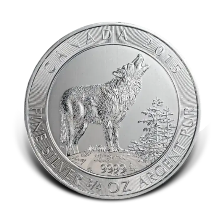 3/4 oz Mixed Years Silver Coin Mixed Years angle 1
