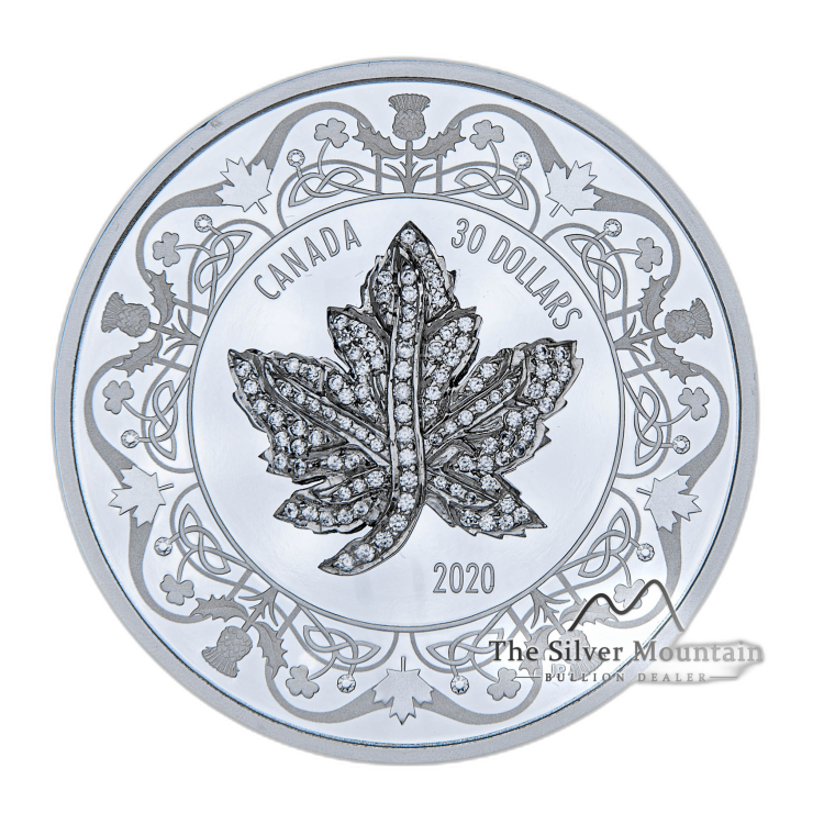 2 oz Royal Canadian Mint Silver Coin 2020 front
