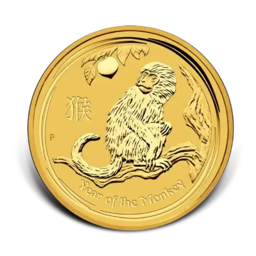 Thumbnail 1 oz Lunar Gold Coin 2016 front