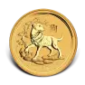 1 oz Lunar Gold Coin 2018 front
