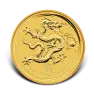 1 oz Lunar Gold Coin 2012 front
