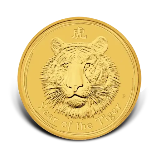 Thumbnail 1 oz Lunar Goldmünze 2010 front