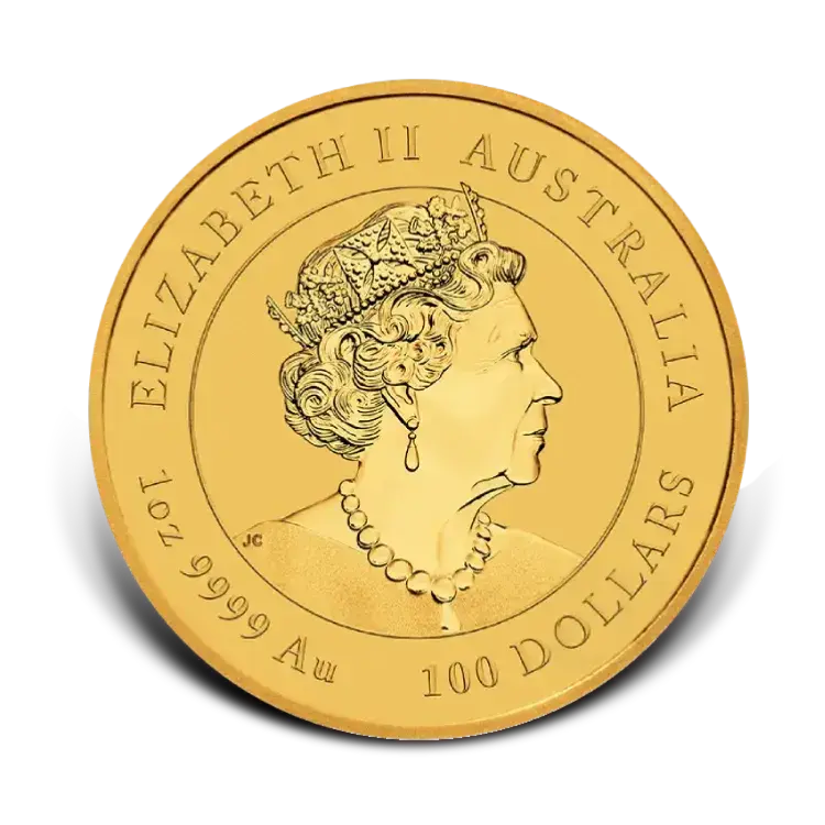 1 oz Lunar Goldmünze 2021 back